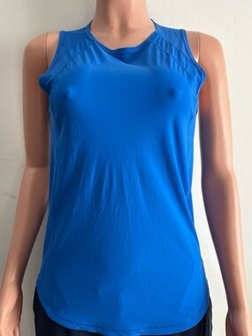 lululemon athletica Bright Blue Athletic Tank Top